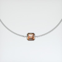 1.15 Ct.Tw. Gemstone Bracelet, 18K White Gold 1