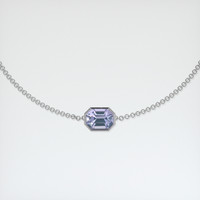 1.06 Ct.Tw. Gemstone Bracelet, 18K White Gold 1