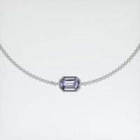 1.06 Ct.Tw. Gemstone Bracelet, 18K White Gold 1