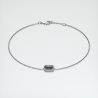 1.06 Ct.Tw. Gemstone Bracelet, 18K White Gold 2