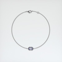 1.06 Ct.Tw. Gemstone Bracelet, 18K White Gold 3