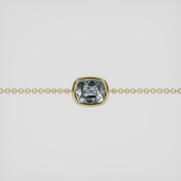 <span>1.32</span>&nbsp;<span class="tooltip-light">Ct.Tw.<span class="tooltiptext">Total Carat Weight</span></span> Grey Spinel Bracelet, 14K Yellow Gold 1