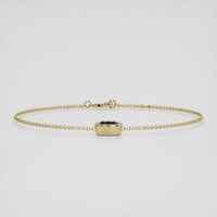 <span>1.32</span>&nbsp;<span class="tooltip-light">Ct.Tw.<span class="tooltiptext">Total Carat Weight</span></span> Grey Spinel Bracelet, 14K Yellow Gold 2