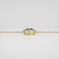 <span>1.32</span>&nbsp;<span class="tooltip-light">Ct.Tw.<span class="tooltiptext">Total Carat Weight</span></span> Grey Spinel Bracelet, 14K Yellow Gold 4