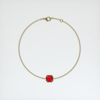 <span>1.27</span>&nbsp;<span class="tooltip-light">Ct.Tw.<span class="tooltiptext">Total Carat Weight</span></span> Ruby Bracelet, 14K Yellow Gold 3