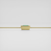 <span>1.63</span>&nbsp;<span class="tooltip-light">Ct.Tw.<span class="tooltiptext">Total Carat Weight</span></span> Emerald Bracelet, 18K Yellow Gold 4