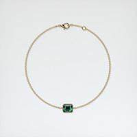 <span>1.04</span>&nbsp;<span class="tooltip-light">Ct.Tw.<span class="tooltiptext">Total Carat Weight</span></span> Gemstone Bracelet, 18K Yellow Gold 3