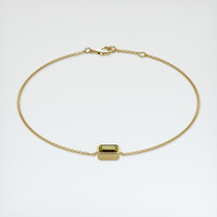 <span>0.89</span>&nbsp;<span class="tooltip-light">Ct.Tw.<span class="tooltiptext">Total Carat Weight</span></span> Gemstone Bracelet, 18K Yellow Gold 2