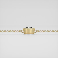 <span>1.32</span>&nbsp;<span class="tooltip-light">Ct.Tw.<span class="tooltiptext">Total Carat Weight</span></span> Grey Spinel Bracelet, 18K Yellow Gold 4
