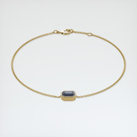 <span>1.06</span>&nbsp;<span class="tooltip-light">Ct.Tw.<span class="tooltiptext">Total Carat Weight</span></span> Gemstone Bracelet, 18K Yellow Gold 2