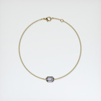 <span>1.06</span>&nbsp;<span class="tooltip-light">Ct.Tw.<span class="tooltiptext">Total Carat Weight</span></span> Gemstone Bracelet, 18K Yellow Gold 3