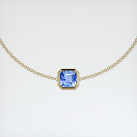 1.66 Ct.Tw. Blue Sapphire Bracelet, 18K Yellow Gold 1
