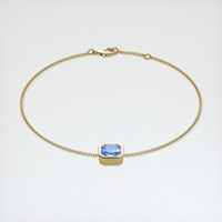 1.66 Ct.Tw. Blue Sapphire Bracelet, 18K Yellow Gold 2