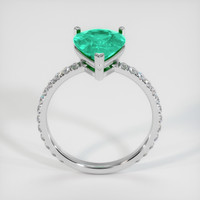 3.07 Ct. Emerald Ring, Platinum 950 3