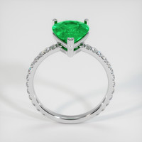 2.69 Ct. Emerald Ring, Platinum 950 3