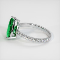 2.69 Ct. Emerald Ring, Platinum 950 4