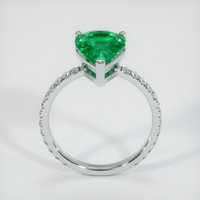 2.85 Ct. Emerald Ring, Platinum 950 3