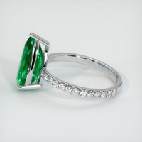 2.85 Ct. Emerald Ring, Platinum 950 4