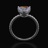 2.00 Ct. Gemstone Ring, Platinum 950 3