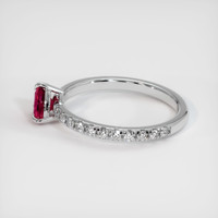 2.59 Ct. Ruby Ring, Platinum 950 4