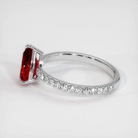 1.55 Ct. Ruby Ring, Platinum 950 4