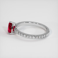 1.02 Ct. Ruby Ring, Platinum 950 4