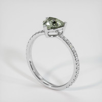 1.25 Ct. Sapphire Ring, Platinum 950 2
