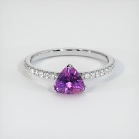 0.52 Ct. Sapphire Ring, Platinum 950 1