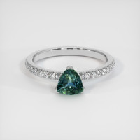 0.83 Ct. Sapphire Ring, Platinum 950 1
