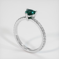 0.83 Ct. Sapphire Ring, Platinum 950 2