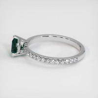 0.83 Ct. Sapphire Ring, Platinum 950 4