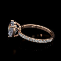 2.00 Ct. Gemstone Ring, 14K Rose Gold 4