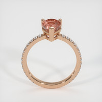 2.00 Ct. Sapphire Ring, 14K Rose Gold 3