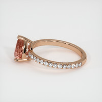 2.00 Ct. Sapphire Ring, 14K Rose Gold 4