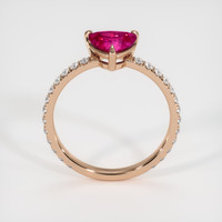 1.16 Ct. Ruby Ring, 14K Rose Gold 3