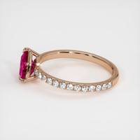 1.16 Ct. Ruby Ring, 14K Rose Gold 4