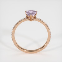 0.98 Ct. Sapphire Ring, 14K Rose Gold 3
