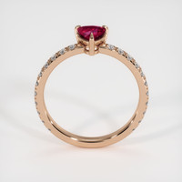 2.59 Ct. Ruby Ring, 18K Rose Gold 3