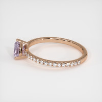 0.98 Ct. Sapphire Ring, 18K Rose Gold 4