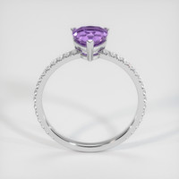1.18 Ct. Purple Sapphire Ring, 10K White Gold 3
