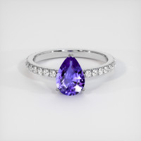 1.14 Ct. Gemstone Ring, 14K White Gold 1