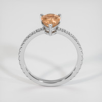 1.38 Ct. Sapphire Ring, 14K White Gold 3
