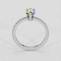 1.00 Ct. Bi Color / Parti Sapphire Ring, 14K White Gold 3