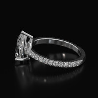 2.12 Ct. Sapphire Ring, 14K White Gold 4