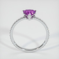 0.52 Ct. Sapphire Ring, 14K White Gold 3