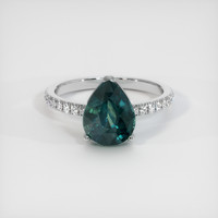 5.05 Ct. Sapphire Ring, 14K White Gold 1