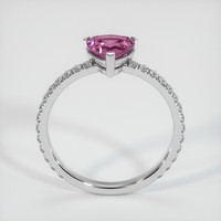 1.09 Ct. Sapphire Ring, 18K White Gold 3