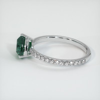1.65 Ct. Sapphire Ring, 18K White Gold 4