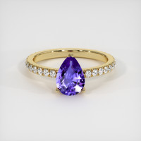 1.14 Ct. Gemstone Ring, 14K Yellow Gold 1