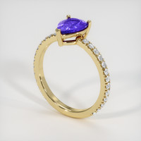 1.14 Ct. Gemstone Ring, 14K Yellow Gold 2